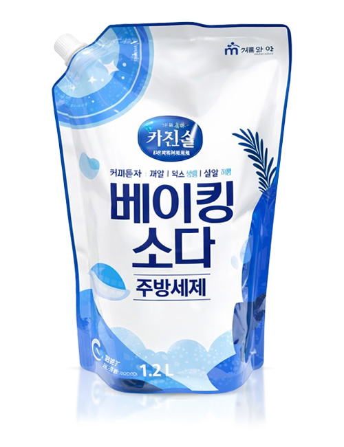 Для мытья посуды овощей и фруктов Kitchen Soap с природной содой