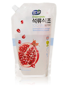 Средство для мытья посуды CJ Lion Chamgreen Pomegranate Vinegar мягкая упаковка