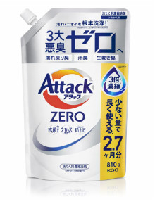 Гель для стирки Kao Attack Zero мягкая упаковка