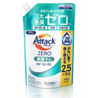 Гель для стирки Kao Attack Zero Indoor Dry мягкая упаковка
