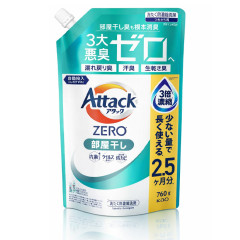 Гель для стирки Kao Attack Zero Indoor Dry мягкая упаковка