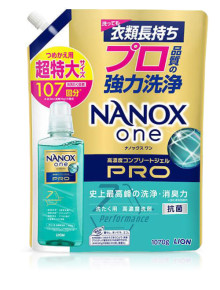 Гель для стирки Lion Nanox One Pro мягкая упаковка