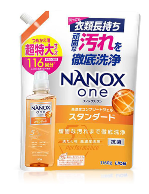 Японский гель для стирки Nanox One Аромат Цитрусового мыла, удаления стойких пятен