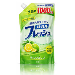Средство для мытья посуды Mitsuei Herbal Fresh Lime мягкая упаковка