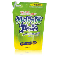 Средство для мытья посуды Rocket Soap Fresh Green Apple мягкая упаковка