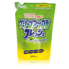 Средство для мытья посуды Rocket Soap Fresh Green Apple мягкая упаковка