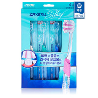 Набір зубних щіток 2080 Crystal Silk Double Microbrush 4шт