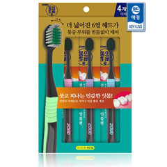 Набор зубных щеток 2080 Dong Jade Toothbrush 4шт
