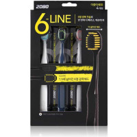 Набір зубних щіток 2080 Six Line Double Microbrush 4шт