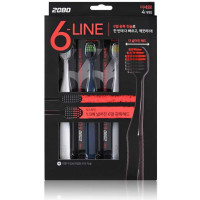 Набір зубних щіток 2080 Six Line Microbrush 4шт