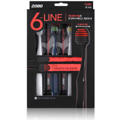 Набор зубных щеток 2080 Six Line Microbrush 4шт