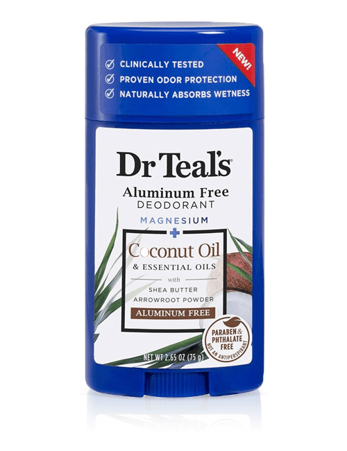 Дезодорант без алюминия Dr Teals Кокосовое Масло