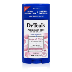 Дезодорант без алюминия Dr Teals Rose & Milk