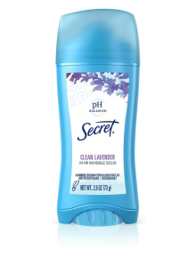 Дезодорант антиперспирант Secret Invisible Solid Clean Lavendar