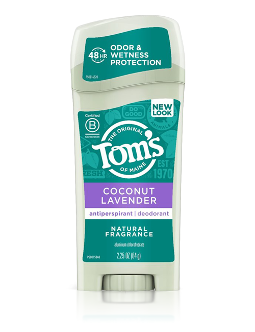 Женский дезодорант и антиперспирант без алюминия Tom's of Maine Кокос и Лаванда