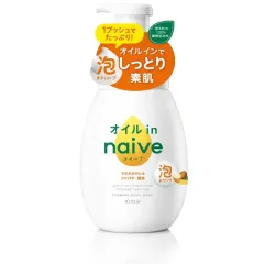 Пенный гель для душа Kracie Naive Moist Foaming Soap