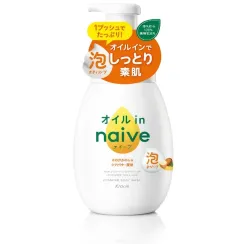 Пенный гель для душа Kracie Naive Moist Foaming Soap