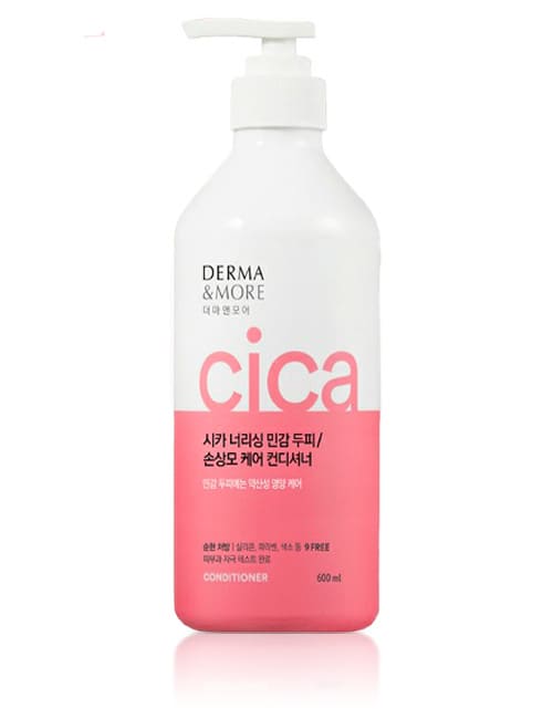 Кондиционер для кожи головы и волос Derma & More Cica Nourishing Sensitive Scalp Conditioner 600мл