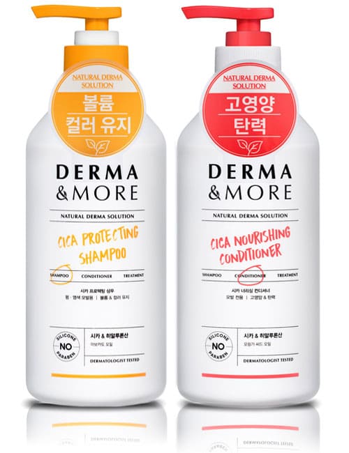 Укрепляющий шампунь Derma & More Cica Protecting с гиалуроновой кислотой