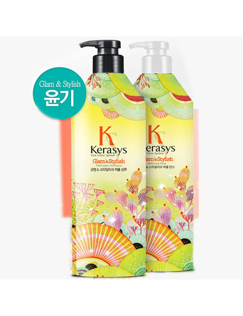 Парфюмированный шампунь Kerasys Glam с маслом аргана и протеинами для питания волос