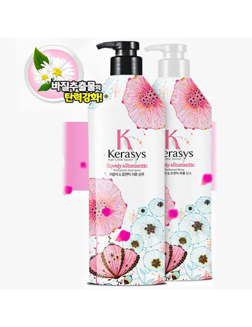  Парфюмированный шампунь Kerasys Lovely с протеинами пшеницы и органическими экстрактами