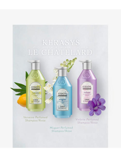 Питательный шампунь Kerasys Le Chatelard с маслом Ландыша от сухости волос