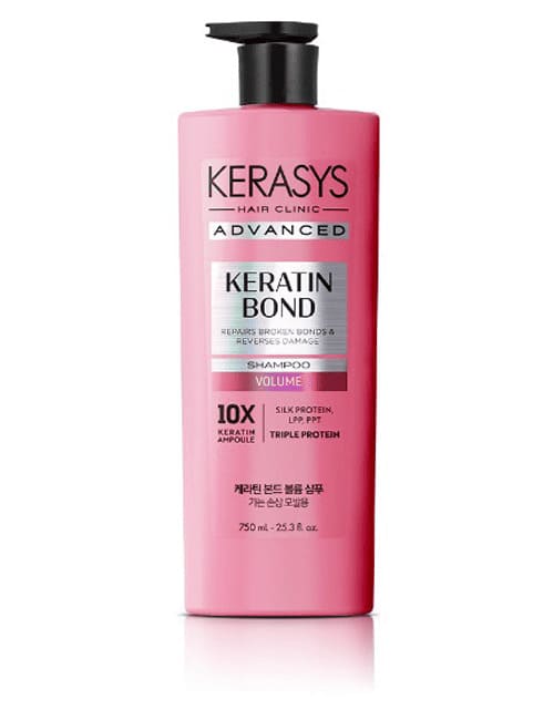 Шампунь для придания объема и эластичности Kerasys Advanced Volume с Кератином и Протеинами
