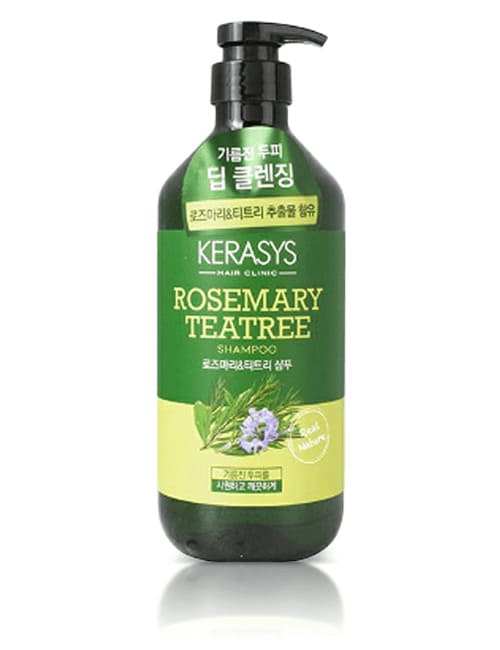 Успокаивающий шампунь Kerasys Hair Clinic с маслом Розмарина и Зеленого Чая