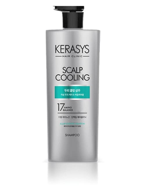 Очищающий шампунь Kerasys Cooling для кожи головы с Ментолом