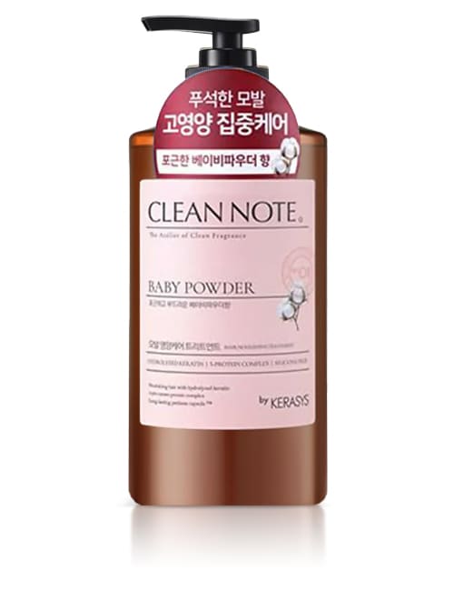 Ароматизированный шампунь Kerasys Clean Note для глубокой очистки кожи с ароматом Детской Присыпки