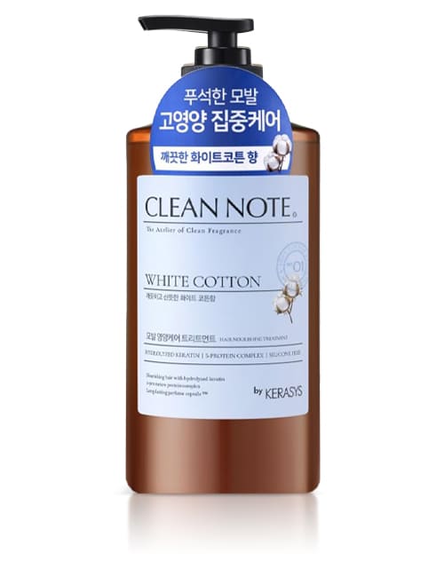 Ароматизированный шампунь Kerasys Clean Note для глубокой очистки кожи с ароматом Белый Хлопок