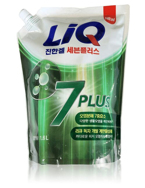 Концентрированный гель для стирки Aekyung LiQ 7 Plus Мощная Стирка