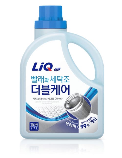 Концентрированный гель для стирки Aekyung LiQ с Чисткой Бака Белья