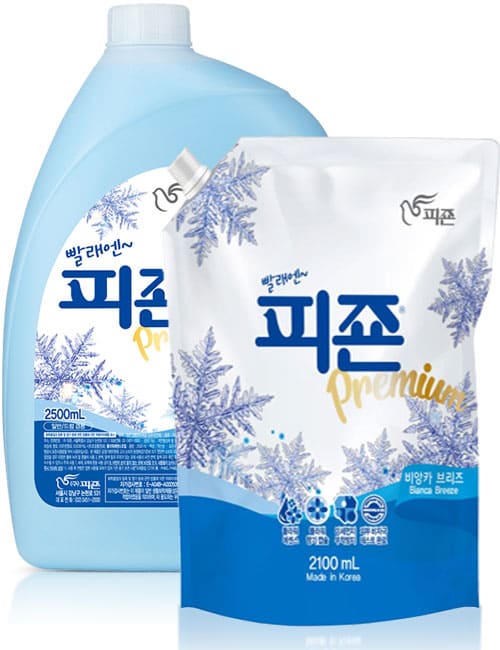 Ополаскиватель для белья Pigeon Premium Fabric Softener Blue Bianca 2.5л + запаска
