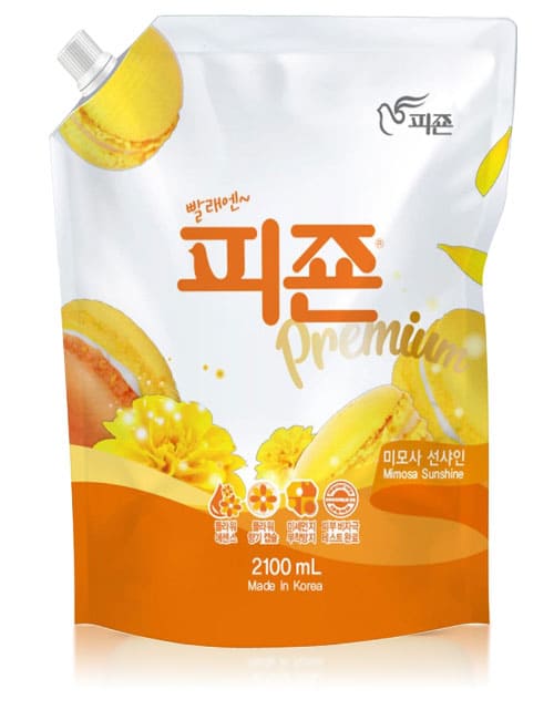 Ополаскиватель для белья Pigeon Premium Fabric Softener Yellow Mimosa 2.1л