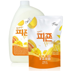 Ополаскиватель для белья Pigeon Premium Fabric Softener Yellow Mimosa 2.5л + запаска