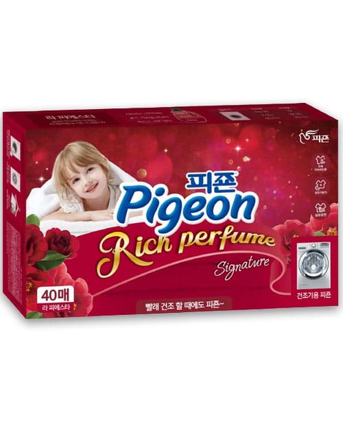 Кондиционер-салфетки Pigeon Rich Perfume Dry Sheet Flower Festival 40шт