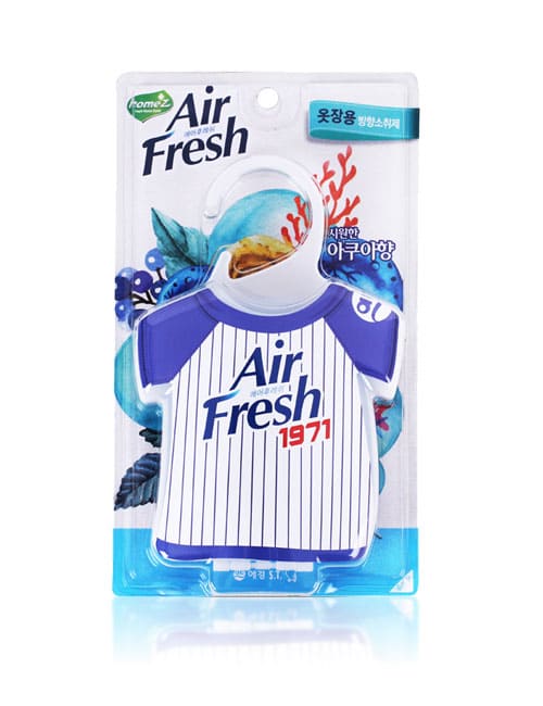 Освежитель Air Fresh для борьбы с неприятными запахами в шкафах Морская Свежесть