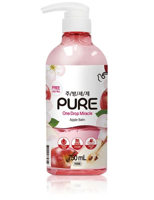 Средство для мытья посуды Pigeon Pure One Drop Miracle Apple Balm 750мл