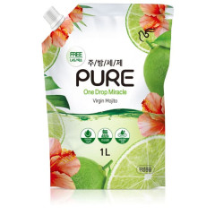 Средство для мытья посуды Pigeon Pure One Drop Miracle Virgin Mojito 1л мягкая упаковка