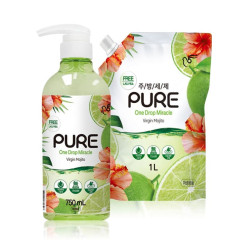 Средство для мытья посуды Pigeon Pure One Drop Miracle Virgin Mojito 750мл + 1л