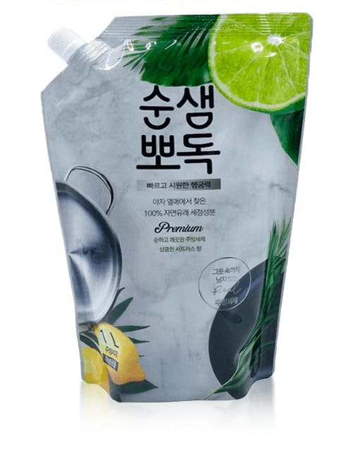 Средство для мытья посуды, овощей и фруктов Soonsaem Podog Premium Citrus Detergent мягкая упаковка