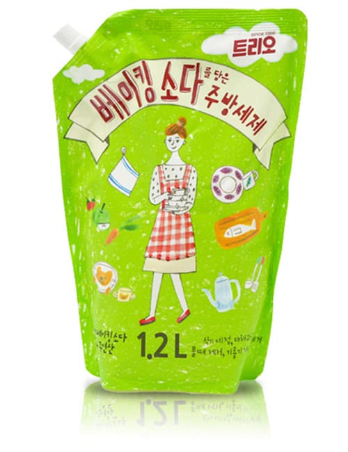 Средство для мытья посуды Trio Baking Soda