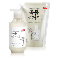 Средство для мытья посуды Trio Grain Fermented 550мл + 1.4л