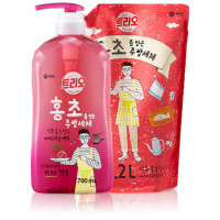 Набір для миття посуду Trio Red Vinegar Pomegranate 700мл + запаска