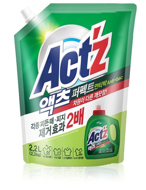 Гель для стирки ACT'Z Perfect Anti Bacteria 2.2л мягкая упаковка