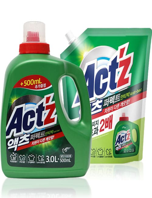 Гель для стирки ACT'Z Perfect Anti Bacteria 3.5л + 2.2л