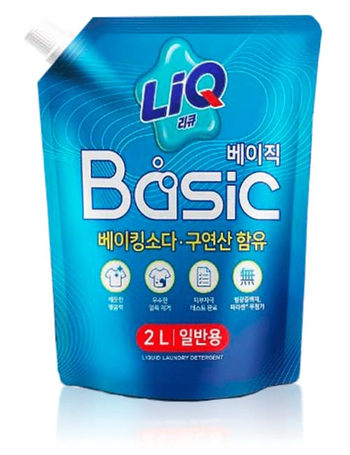 Гель для стирки LiQ Basic For Drum мягкая упаковка