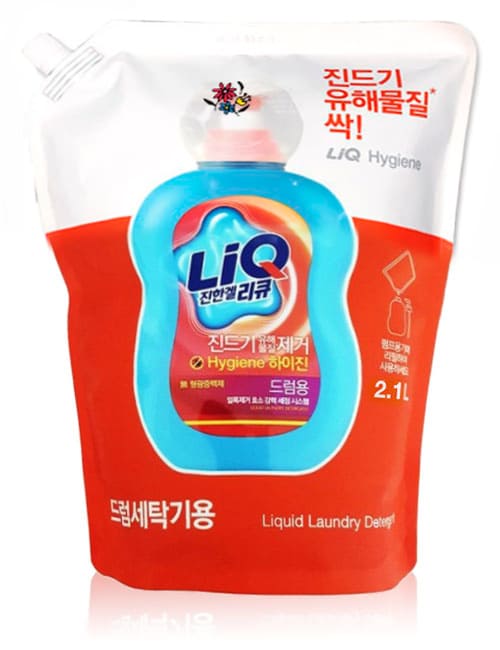 Гель для стирки LiQ Thick Gel Hygiene For Drum 2.1л мягкая упаковка