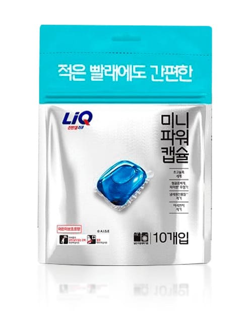 Гелиевая капсула для стирки LiQ Thick Gel с мощной моющей способностью для стирки на 4кг